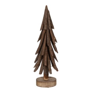 Sapin de Noël Marron Bois de paulownia 21 x 21 x 60 cm