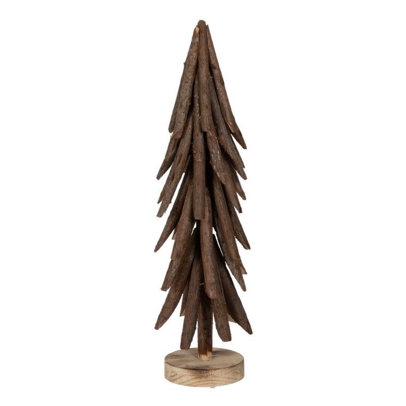 Árbol de Navidad Marrón Madera de Paulonia Árbol 27 x 27 x 88 cm Árbol de Navidad Marrón Madera de Paulonia Árbol 27 x 27 x 88 cm