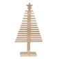 Sapin de Noël Naturel Bois de paulownia 42 x 12 x 82 cm