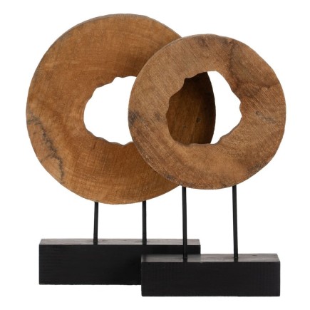 Sculpture Beige 38 x 8 x 52 cm