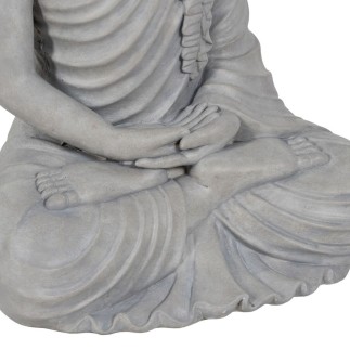 Sculpture Buda Gris 46,3 x 34,5 x 61,5 cm