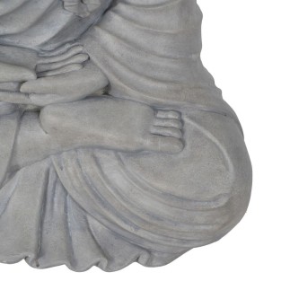 Sculpture Buda Gris 46,3 x 34,5 x 61,5 cm