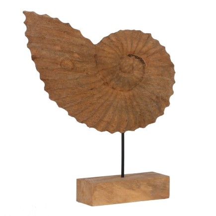 Sculpture Conque Beige 49,5 x 9 x 53,5 cm
