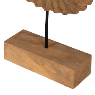 Sculpture Conque Beige 49,5 x 9 x 53,5 cm