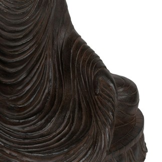 Sculpture Buda Marron 62,5 x 43,5 x 77 cm