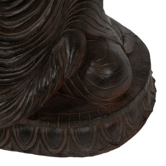 Sculpture Buda Marron 62,5 x 43,5 x 77 cm
