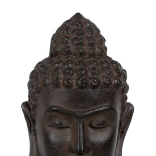Sculpture Buda Marron 62,5 x 43,5 x 77 cm