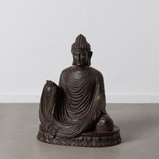 Sculpture Buda Marron 62,5 x 43,5 x 77 cm