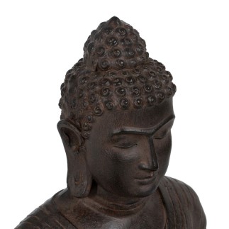 Sculpture Buda Marron 62,5 x 43,5 x 77 cm