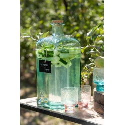 Distributeur Boisson Bouteille Verre Transparent H 39 cm
