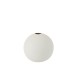 Vase boule en céramique blanc mat D18cm Vase boule en céramique blanc mat D18cm
