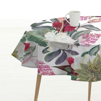 Nappe antitache Muaré 0318-105 Fleurs