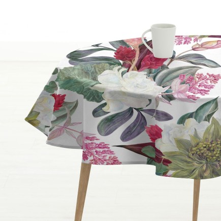 Nappe antitache Muaré 0318-105 Fleurs