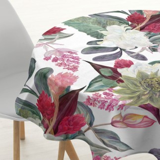 Nappe antitache Muaré 0318-105 Fleurs