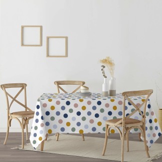 Nappe antitache Muaré 0120-160 180 x 250 cm Cercles