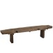 Banc brut recyclé en bois marron 190x38x46 cm Banc brut recyclé en bois marron 190x38x46 cm