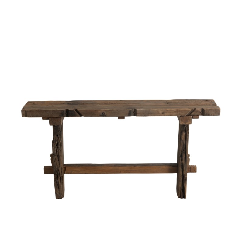 Console en Bois Marron 150x35x75cm