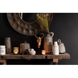Console en Bois Marron 150x35x75cm