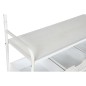 Meuble d'Entrée avec Tiroirs Home ESPRIT Blanc Métal 110 x 36 x 186 cm