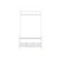 Meuble d'Entrée avec Tiroirs Home ESPRIT Blanc Métal 110 x 36 x 186 cm