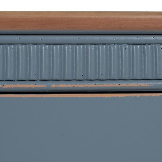 Table de Nuit Bleu Naturel Bois d'épicéa Bois MDF 50 x 38 x 72 cm