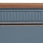 Mesita de Noche Azul Natural Madera de abeto Madera MDF 50 x 38 x 72 cm