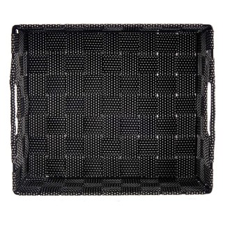 Panier Noir Tissu 23 x 8 x 27 cm