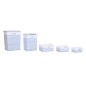 Lot de paniers DKD Home Decor Bleu Celeste osier Enfant 44 x 34 x 56 cm (5 Pièces)