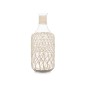 Botella Blanco Transparente 19 x 48 cm Decorativa (2 Unidades)