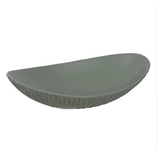 Centre de Table Vert Doré 35,3 x 22,5 x 8,5 cm