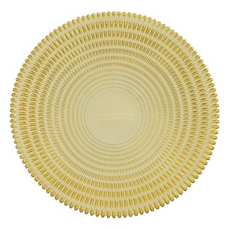 Centre de Table Jaune 40 x 40 x 7 cm