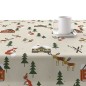 Nappe enduite antitache Mauré Merry Christmas 140 x 140 cm