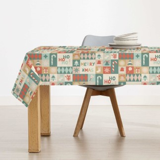 Nappe enduite antitache Mauré Merry Christmas 250 x 140 cm
