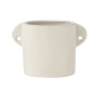Vaso in ceramica bianca 16,5x8,5x11,5 cm Vaso in ceramica bianca 16,5x8,5x11,5 cm