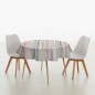 Nappe antitache Muaré Naiara 4-100 180 x 200 cm A rayures