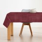 Nappe enduite antitache Mauré Bordeaux 100 x 140 cm