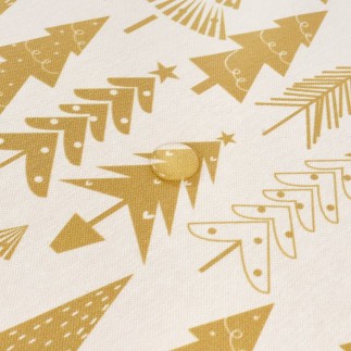 Nappe enduite antitache Mauré Christmas 140 x 140 cm