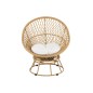 Fauteuil intérieur-extérieur en aluminium beige 88x92x100 cm Fauteuil intérieur-extérieur en aluminium beige 88x92x100 cm