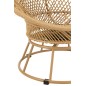 Fauteuil intérieur-extérieur en aluminium beige 88x92x100 cm Fauteuil intérieur-extérieur en aluminium beige 88x92x100 cm