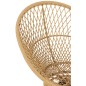 Fauteuil intérieur-extérieur en aluminium beige 88x92x100 cm Fauteuil intérieur-extérieur en aluminium beige 88x92x100 cm