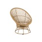 Fauteuil intérieur-extérieur en aluminium beige 88x92x100 cm Fauteuil intérieur-extérieur en aluminium beige 88x92x100 cm