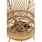 Fauteuil intérieur-extérieur en aluminium beige 88x92x100 cm Fauteuil intérieur-extérieur en aluminium beige 88x92x100 cm