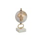 Globo com suporte em madeira branca 10,5 x 10,5 x 20 cm Globo com suporte em madeira branca 10,5 x 10,5 x 20 cm