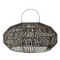 Abat-jour en bois noir 53x53x32 cm Abat-jour en bois noir 53x53x32 cm