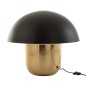 Lámpara seta hierro negro/oro Alt. 47 cm