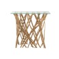 Console en bois naturel 100x40x95 cm