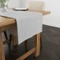 Chemin de Table Muaré Liso Gris 45 x 140 cm