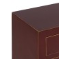 Table de Nuit ORIENT Couleur brique Bois d'épicéa Bois MDF 45 x 30 x 66 cm