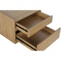 Mesita de Noche Home ESPRIT Roble Madera MDF 50 x 40 x 40 cm