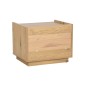Mesita de Noche Home ESPRIT Roble Madera MDF 50 x 40 x 40 cm